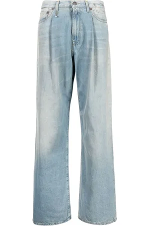 R13 Damon pleated wide