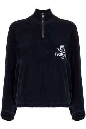 Fiorucci Dames Sweaters - Logo-embroidery sweatshirt