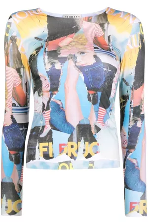 Fiorucci Graphic-print long-sleeved T-shirt