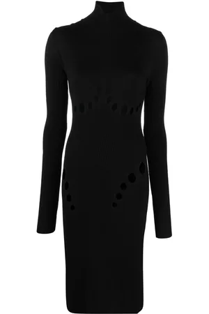 Jean Paul Gaultier Long-sleeve knitted dress