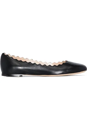 Chloé Lauren leather ballerina shoes