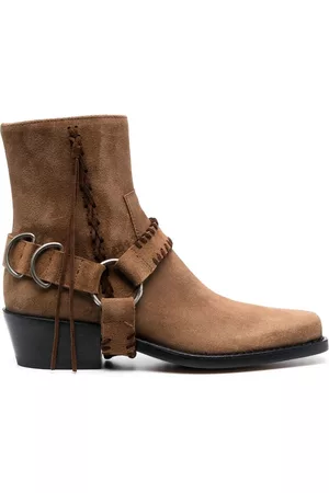 Buttero Suede 45mm ankle boots