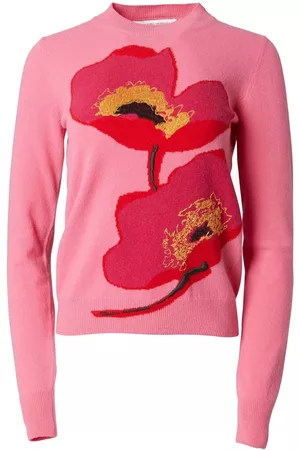 Carolina Herrera Dames Gebreide truien - Floral intarsia-knit jumper