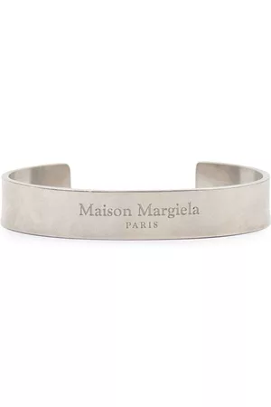 Maison Margiela Heren Armbanden - Engraved-logo cuff bracelet