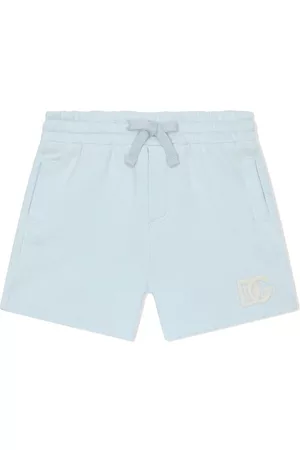 Dolce & Gabbana Shorts - Logo-embroidered cotton shorts