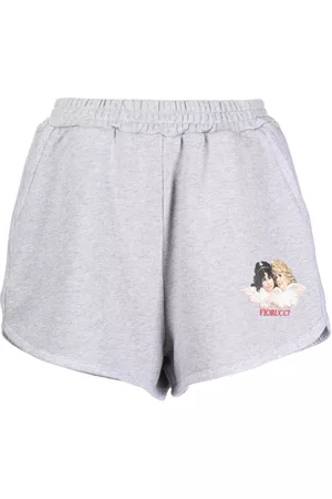 Fiorucci Dames Shorts - Graphic-print track shorts