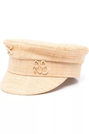 Ruslan Baginskiy Jongens Hoeden - Woven straw baker boy cap