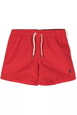Ralph Lauren Shorts - Logo-print swim shorts