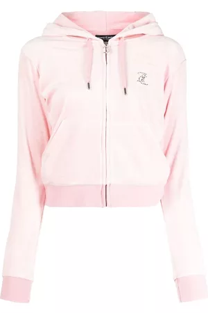 Juicy Couture Robertson logo-studded zip hoodie