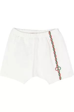 Gucci Shorts - Logo-embroidered shorts