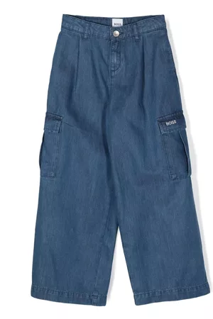 HUGO BOSS Wide-leg cargo jeans