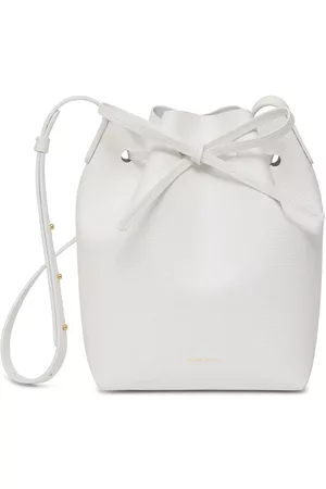 Mansur Gavriel Snakeskin-effect leather bucket bag