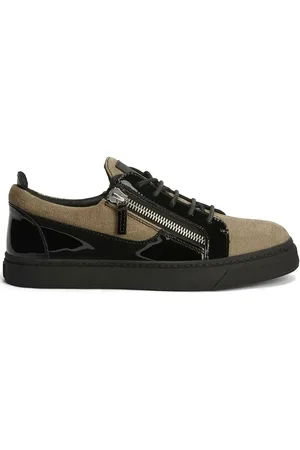 Giuseppe Zanotti Piqu?? weave panelled sneakers