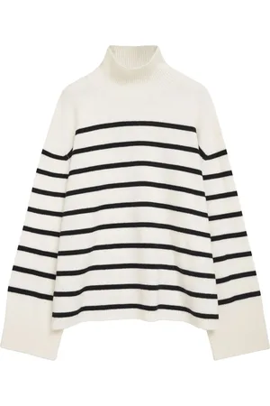 ANINE BING Horizontal stripes funnel