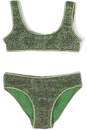 Oseree Meisjes Tankini's - Metallic-effect bikini set
