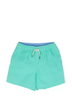 Ralph Lauren Shorts - Embroidered-logo swim shorts