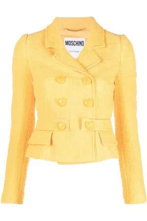 Moschino Dames Blazers - Double-breasted bouclé blazer