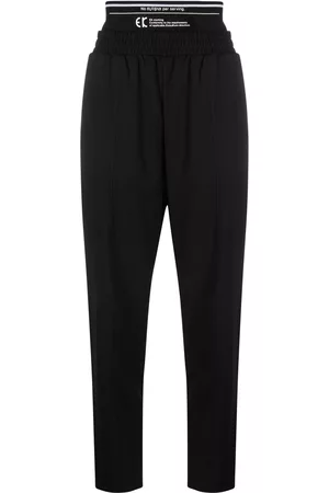 Evisu Dames Broeken - Logo-waistband tapered trousers