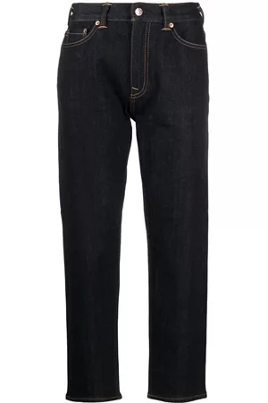 Evisu Dames Straight - Daicock Foil-print relax-fit jeans