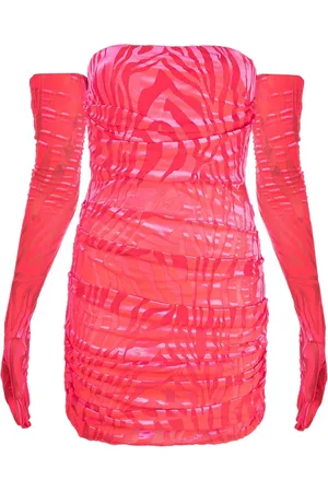 ALEX PERRY Colter ruched devor?? minidress