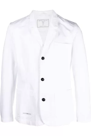 SOCIÉTÉ ANONYME Blazers - Logo-print single-breasted blazer