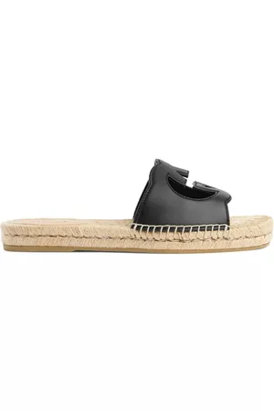 Gucci Heren Teenslippers - Interlocking G cut-out slides