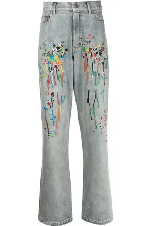 MOSTLY HEARD RARELY SEEN Embroidered straight