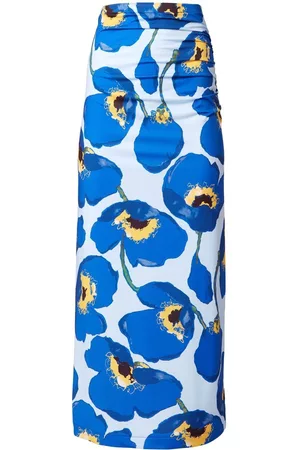 Carolina Herrera Dames Geprinte rokken - Floral-print midi skirt