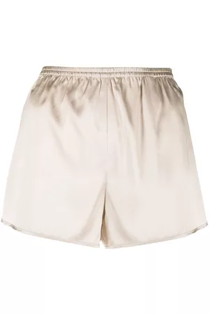 Filippa K Dames Shorts - High-waisted silk shorts
