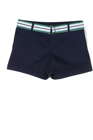 Ralph Lauren Striped belt cotton shorts
