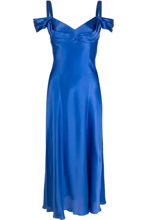 Alberta Ferretti Draped silk dress