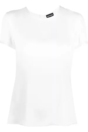 Armani Short-sleeved silk top