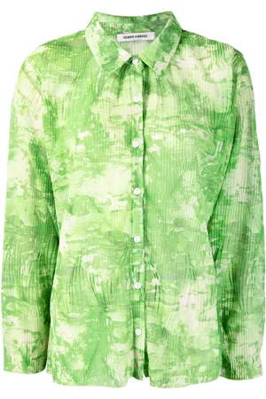 HENRIK VIBSKOV Printed pliss?? shirt