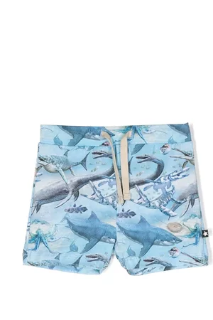 Molo Graphic-print drawstring shorts