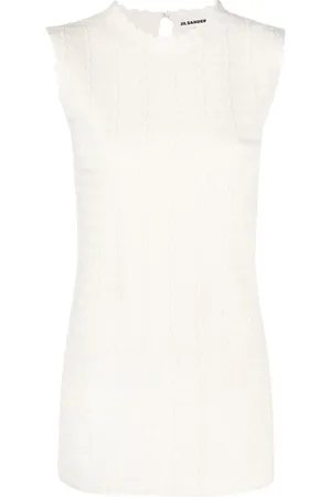 Jil Sander Sleeveless zigzag
