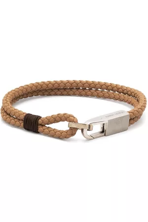 Armani Heren Armbanden - Woven leather bracelet