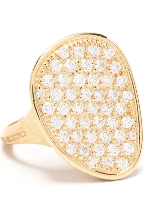 Marco Bicego 18kt yellow diamond pav?? ring