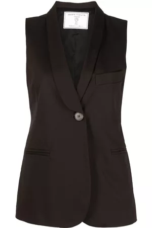 SOCIÉTÉ ANONYME Dames Gilets - Single-breasted cotton waistcoat