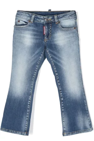 Dsquared2 Straight - Straight-leg logo-detail denim trousers
