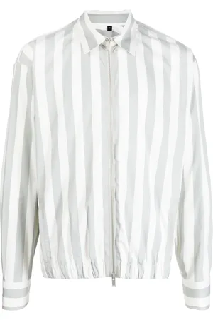LARDINI Striped zip