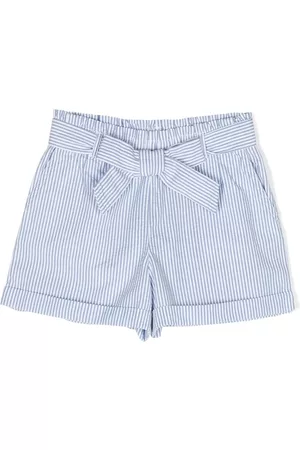 Ralph Lauren Meisjes Shorts - Vertical stripe-pattern cotton shorts