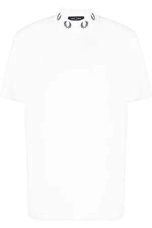Fred Perry Dames T-shirts - Logo-print neckline T-shirt