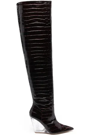 Stuart Weitzman Lucite 100mm thigh