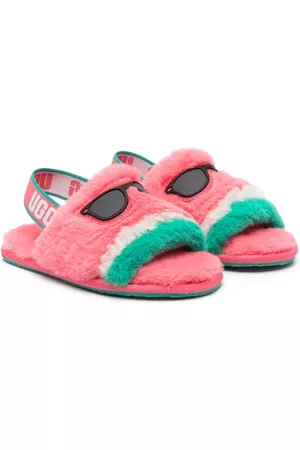 UGG Teenslippers - Fluff Yeah Watermelon slippers