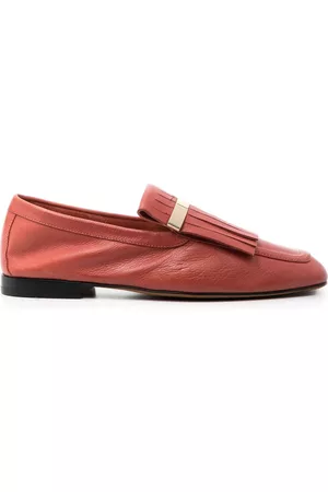 Doucal's Dames Loafers - Fringe-detail leather loafers
