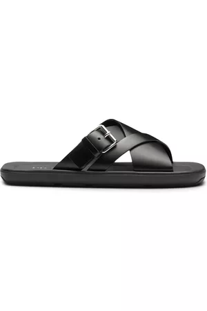 Prada Heren Outdoor Sandalen - Brushed double crisscross sandals