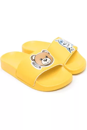 Moschino Teddy Bear motif slides