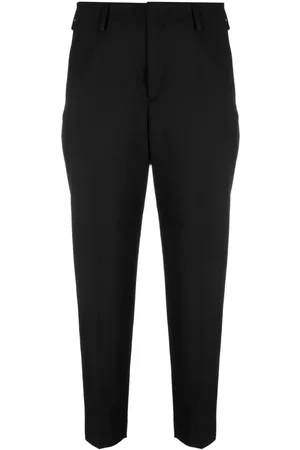 Filippa K Dames Hoge Taille Broeken - High-waist tailored wool-blend trousers
