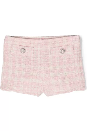 DOUUOD KIDS Meisjes Shorts - Cotton-blend tweed shorts