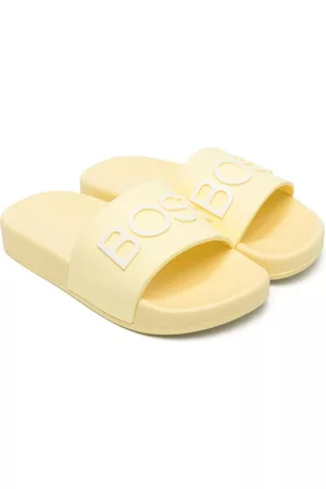 HUGO BOSS Embossed-logo rubber slides